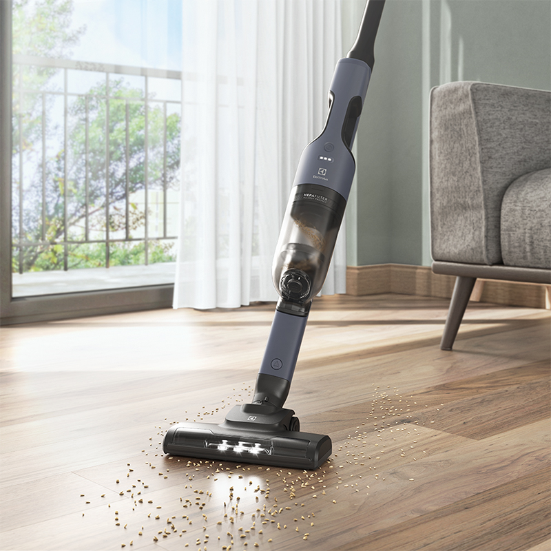 Aspiradora Vertical Inalámbrica Electrolux 2 En 1 Azul (ERG019)