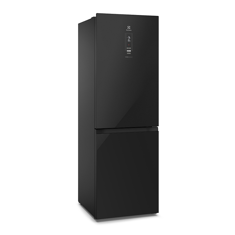 Refrigerador No Frost Bottom Freezer Electrolux Inverter+Inteligencia Artificial 323Litros Negro