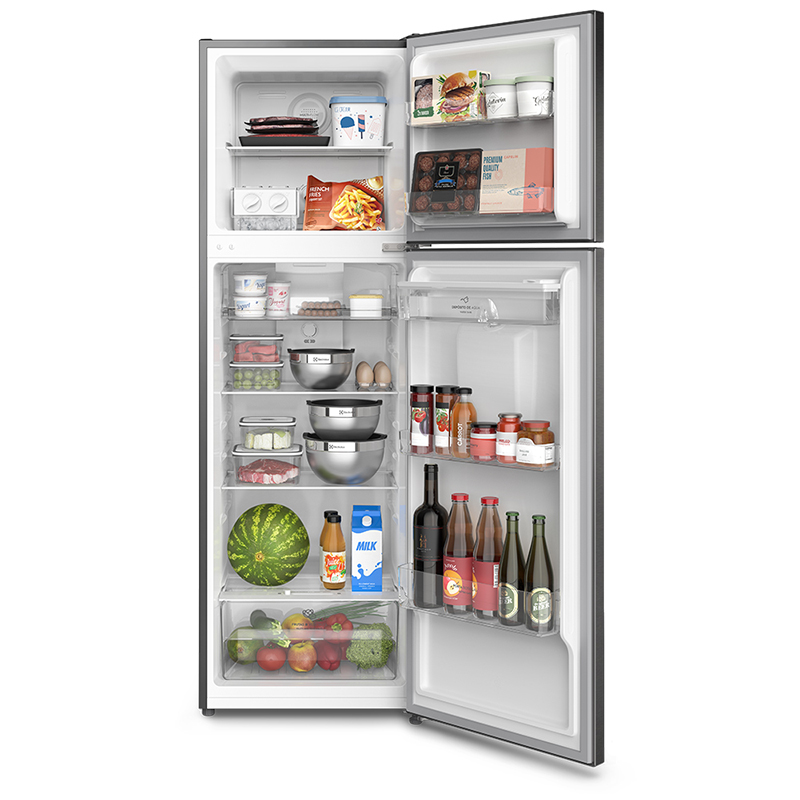 REFRIGERADOR NO FROST TOP MOUNT ELECTROLUX INVERTER 251LITROS BLACK