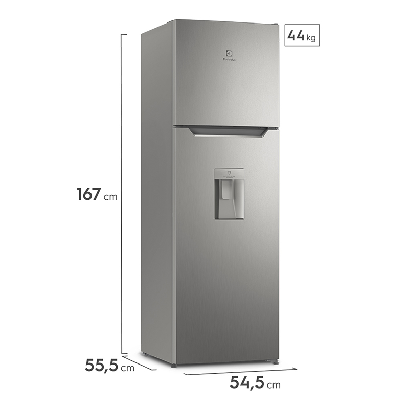 REFRIGERADOR NO FROST TOP MOUNT ELECTROLUX INVERTER 251LITROS SILVER (ERT28F3Q4BS)