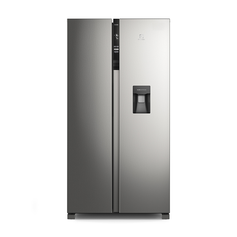 Refrigerador No Frost Side By Side Inverter 518 Litros Silver Electrolux