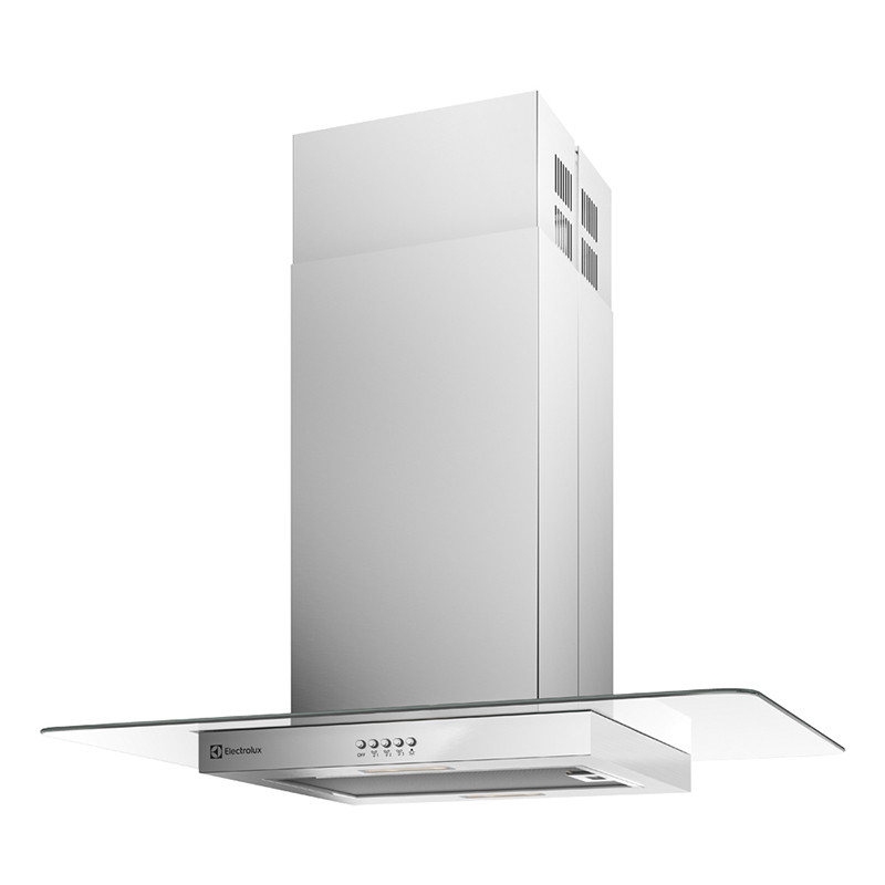 Campana Empotrable Isla CE9IX 90cm Vidrio Silver Electrolux