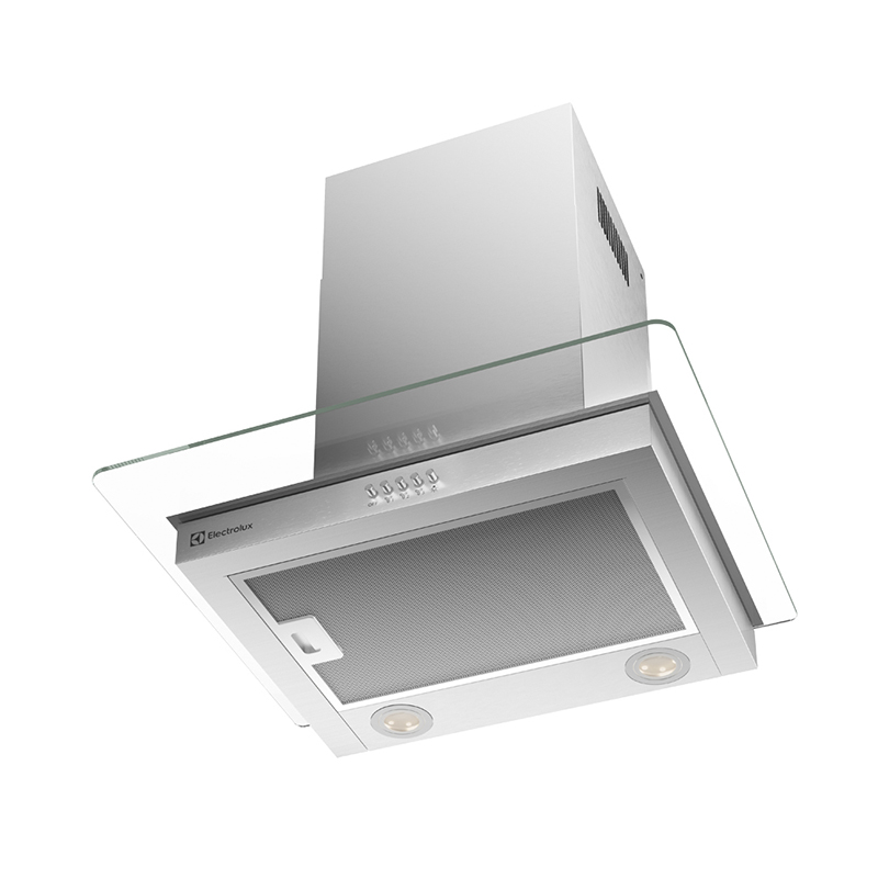 Campana Empotrable CE6VX 60cm Vidrio Silver electrolux