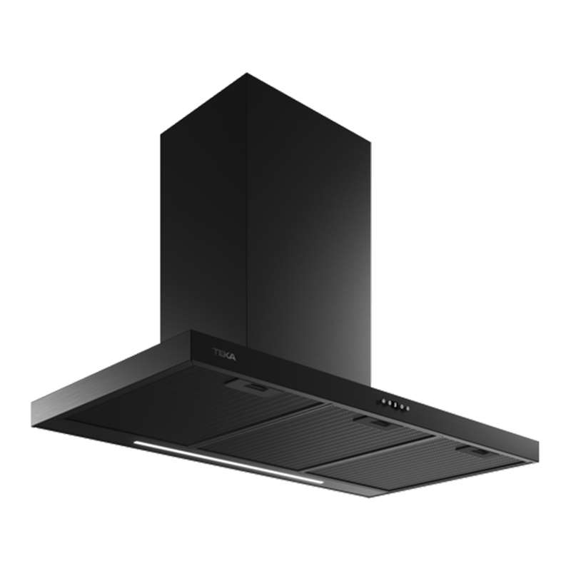 Campana SH986 FBK 90CM 4VEL Negra Teka