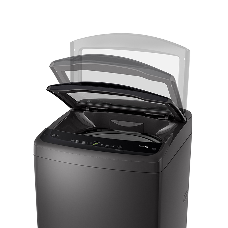 Lavadora LG Carga Superior Smart Inverter con LG TurboDrum 19Kg – Gris 