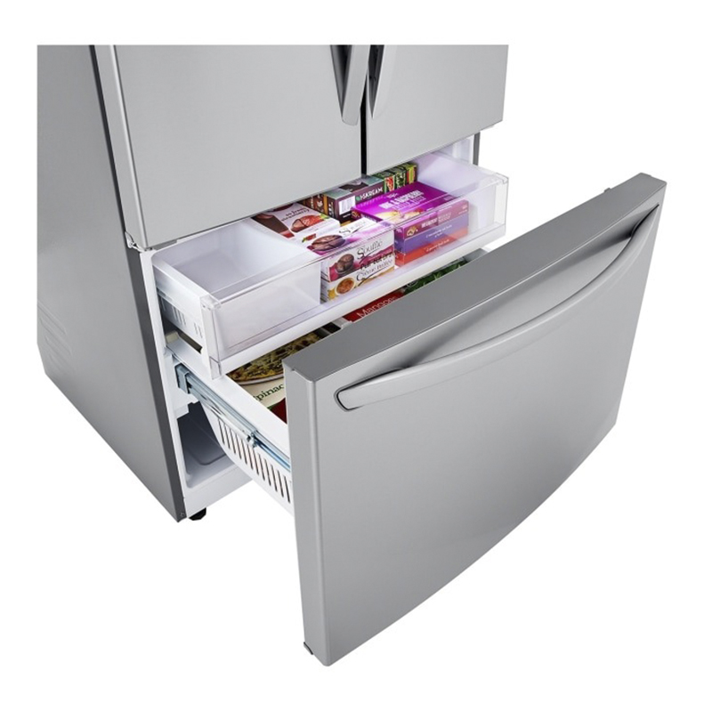 Refrigeradora French Door 695L Door Cooling Smart Inverter ThinQ Stainlees Steel LG