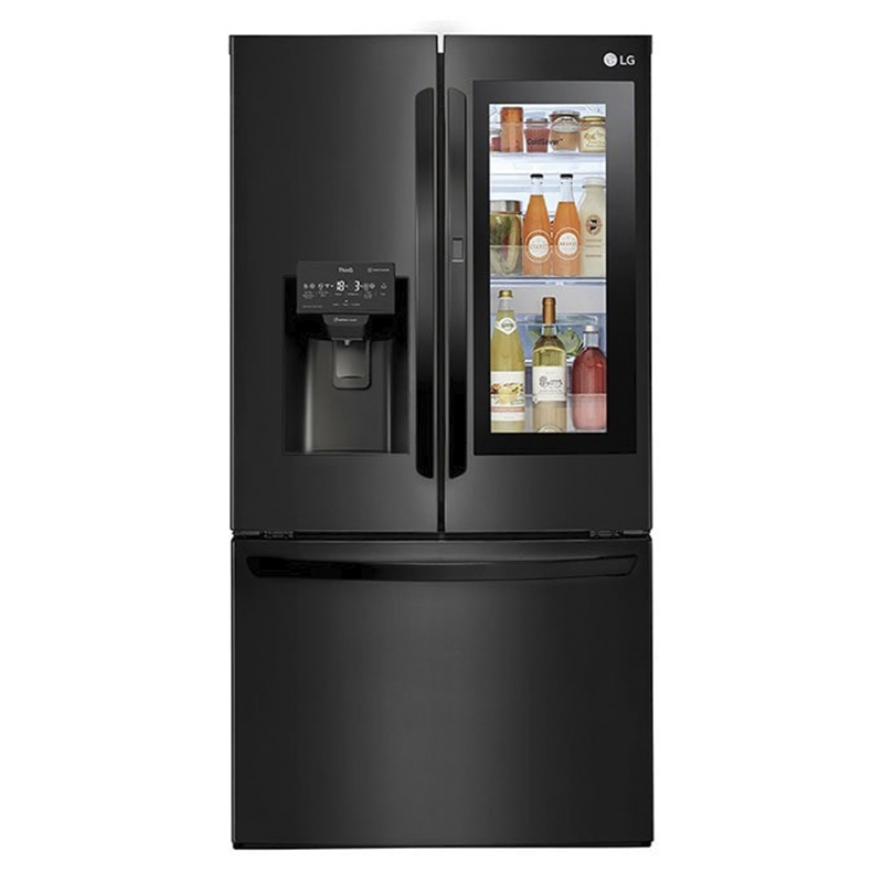 Refrigeradora 793lt French Door InstaView Multi Air Flow  DoorCooling ThinQ Negro Mate LG