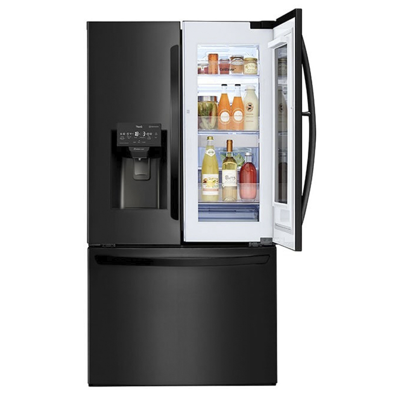 Refrigeradora 793lt French Door InstaView Multi Air Flow  DoorCooling ThinQ Negro Mate LG