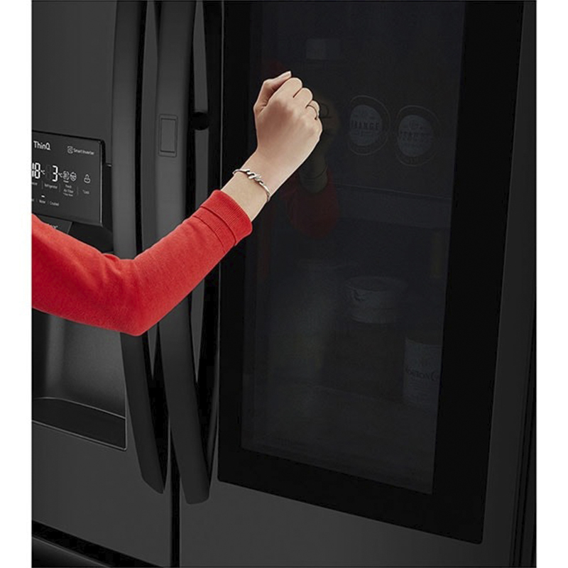 Refrigeradora 793lt French Door InstaView Multi Air Flow  DoorCooling ThinQ Negro Mate LG