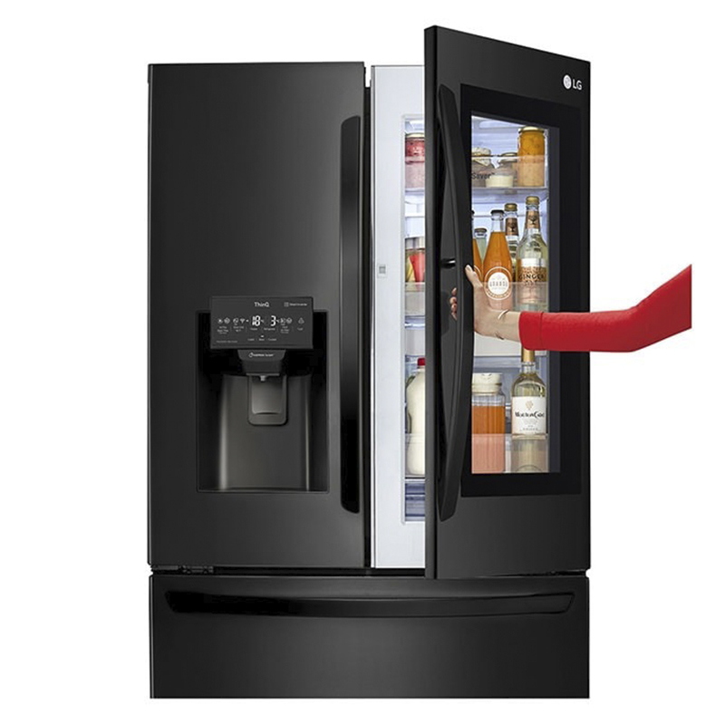 Refrigeradora 793lt French Door InstaView Multi Air Flow  DoorCooling ThinQ Negro Mate LG