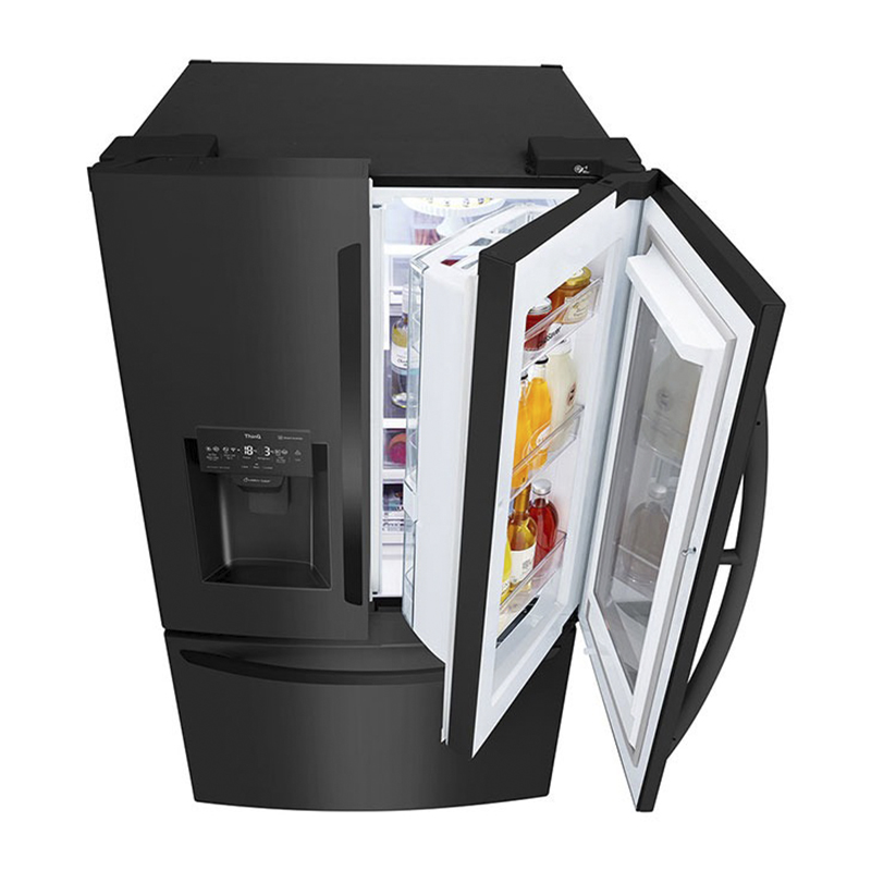 Refrigeradora 793lt French Door InstaView Multi Air Flow  DoorCooling ThinQ Negro Mate LG
