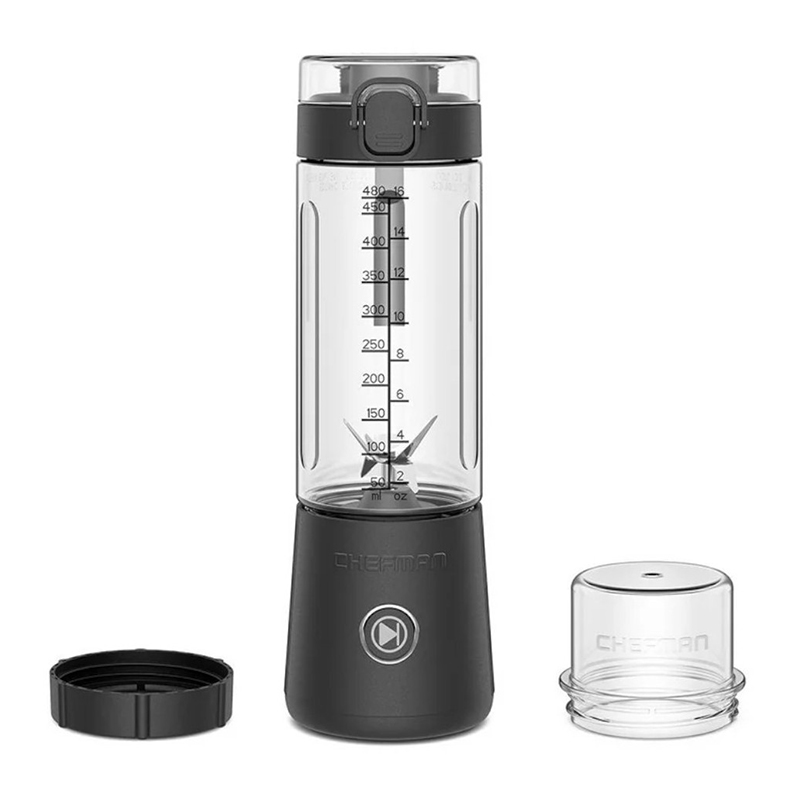 Licuadora Inalámbrica Vaso Plástico Luz Led Chefman