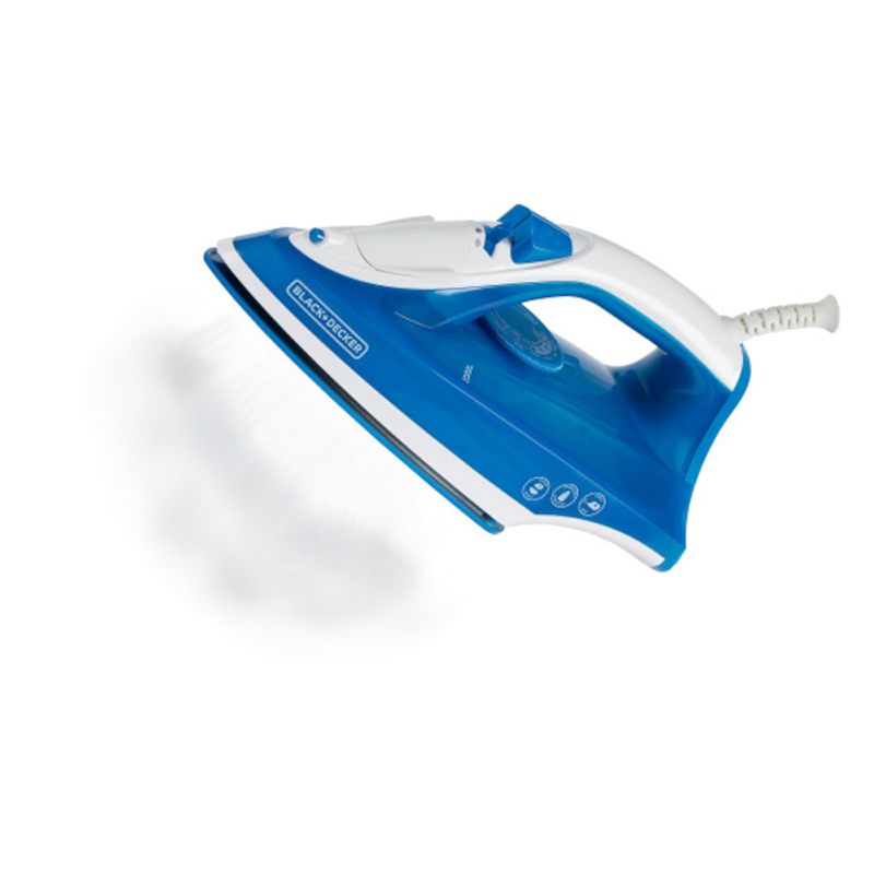 Plancha Para Ropa Antiadherente de 1200W Azul Black&Decker