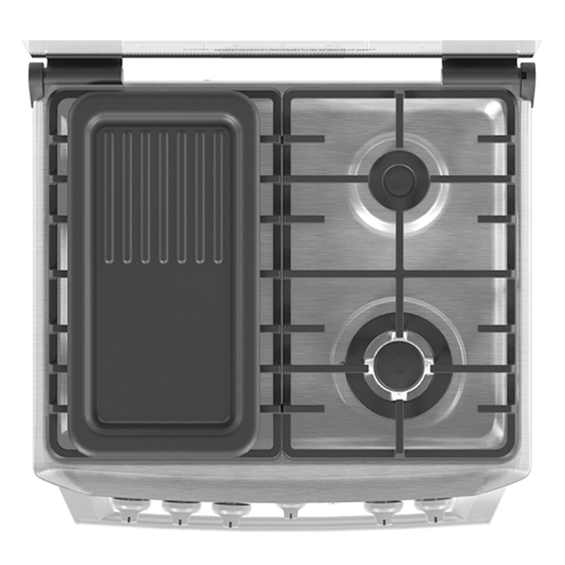 Cocina de Piso a Gas 60 cm Inox Mabe