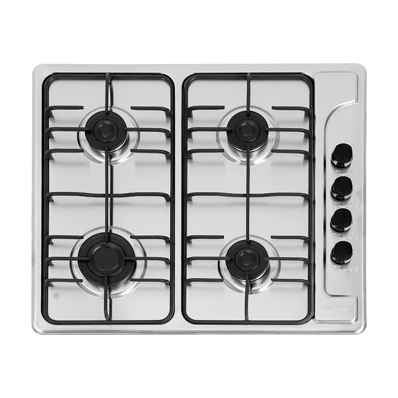 Cocina Inoxidable de 4 Quemadores a Gas Challenger 