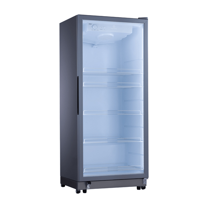 Vitrina 410 Litros VFV-520 Gris Indurama 