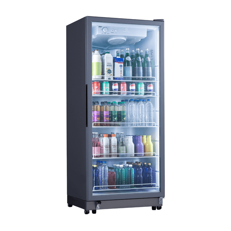 Vitrina 410 Litros VFV-520 Gris Indurama 
