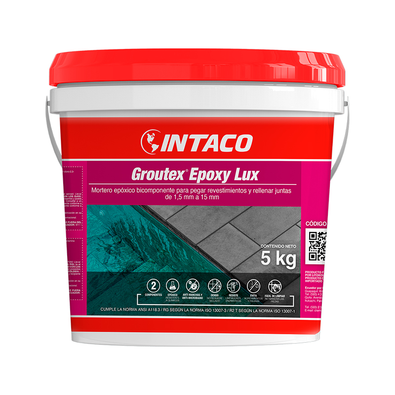 Groutex Epoxy Lux Blanco 5kg Intaco