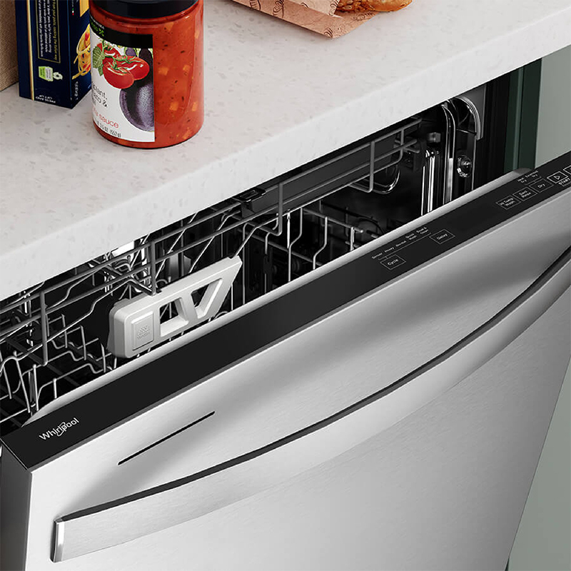 Lavavajilla 75PZ Gris Acero Inoxidable Whirlpool