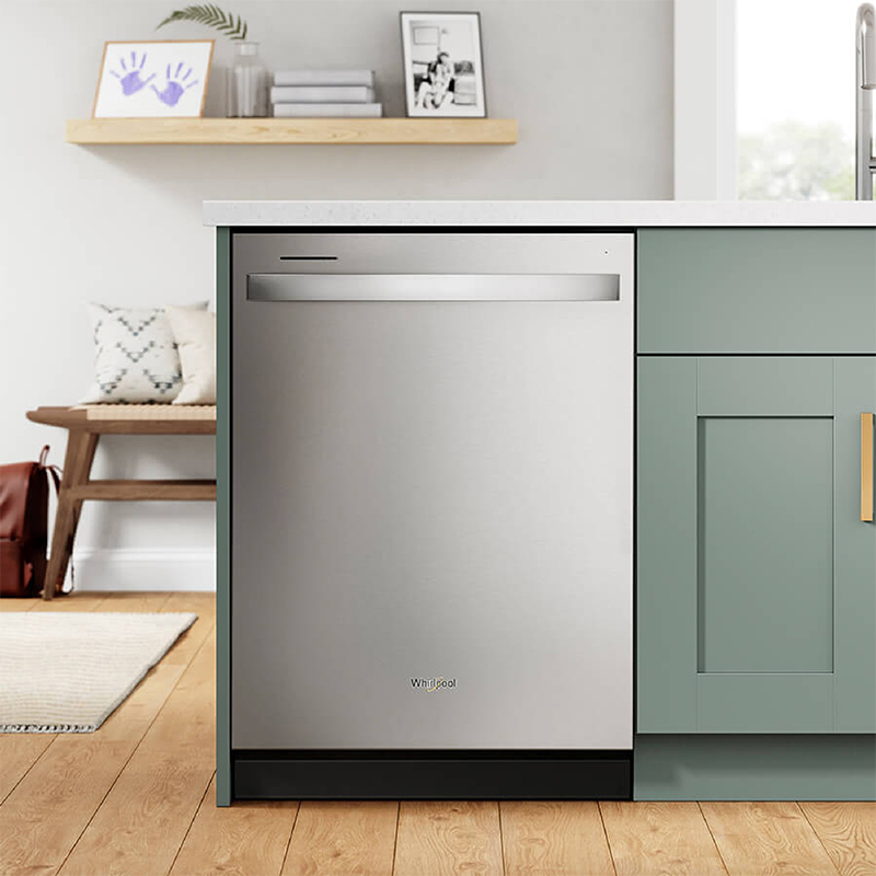 Lavavajilla 75PZ Gris Acero Inoxidable Whirlpool