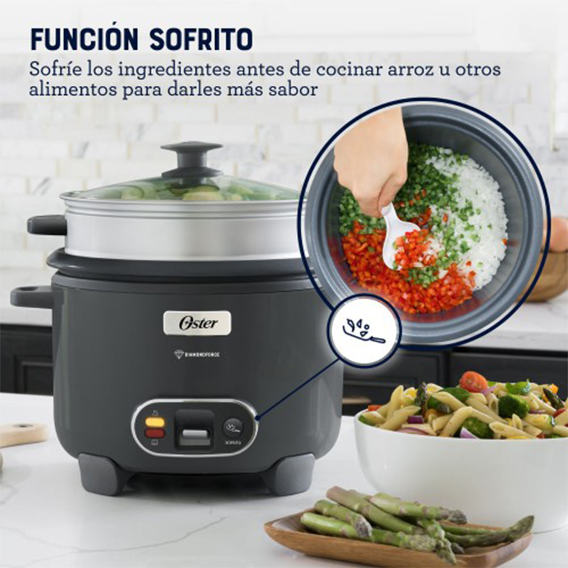Olla Arrocera 1700w 2.2 LT 3 en 1 Oster