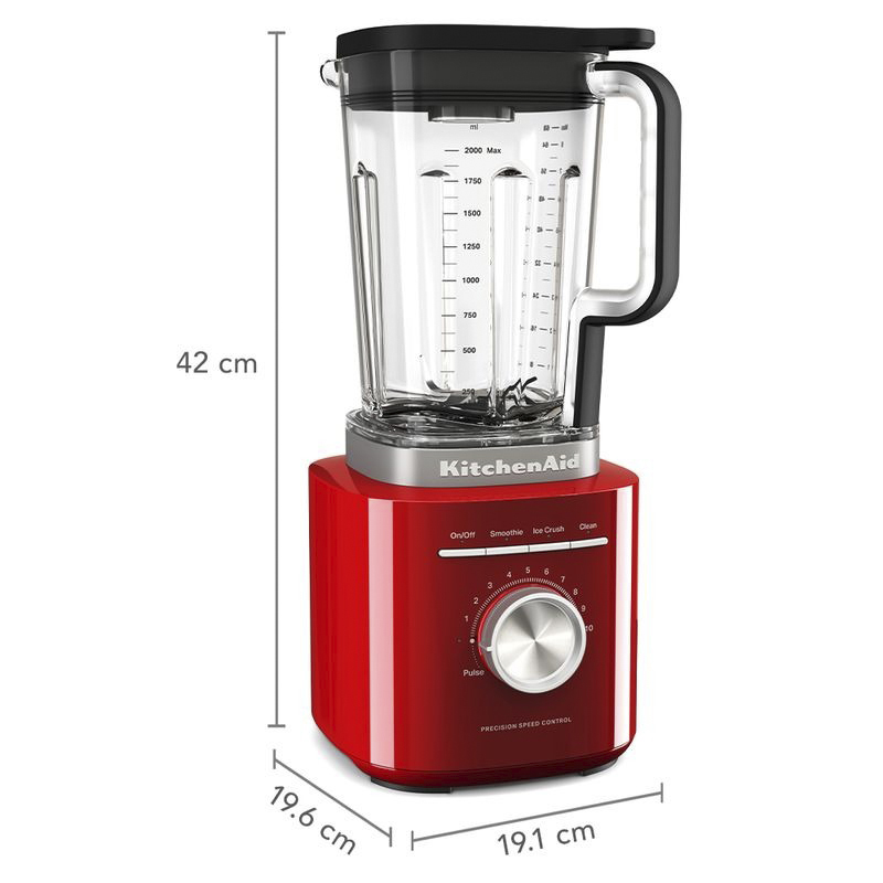 Licuadora Pure Power 2L Empire Red Kitchenaid