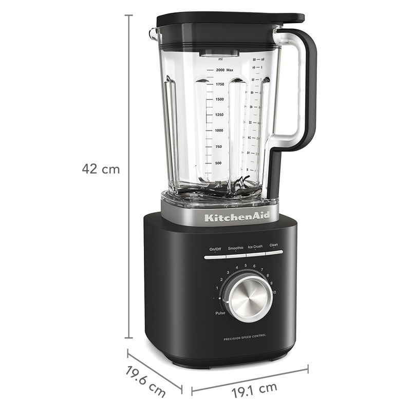 Licuadora Pure Power 2L  Black Matt Kitchenaid