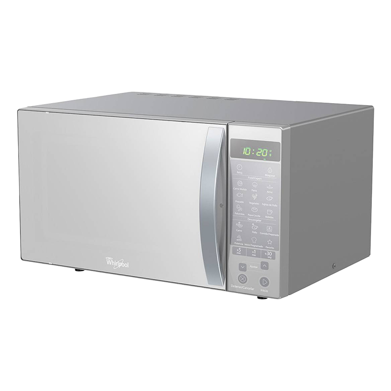 Microondas 30lt 1.1p Silver Whirlpool
