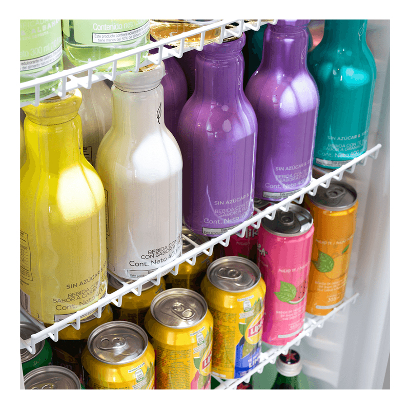 Vitrina Vfv215 Escandinava Blanca Indurama 