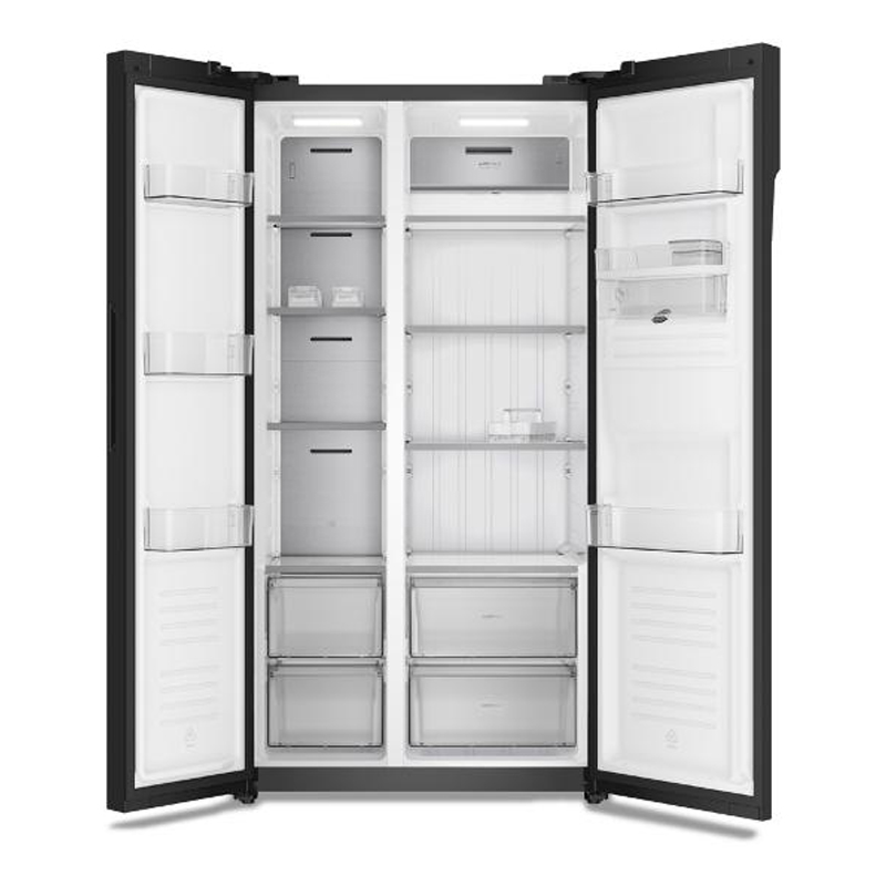 Refrigerador Side by Side Inverter 522 L No Frost Negro Electrolux 