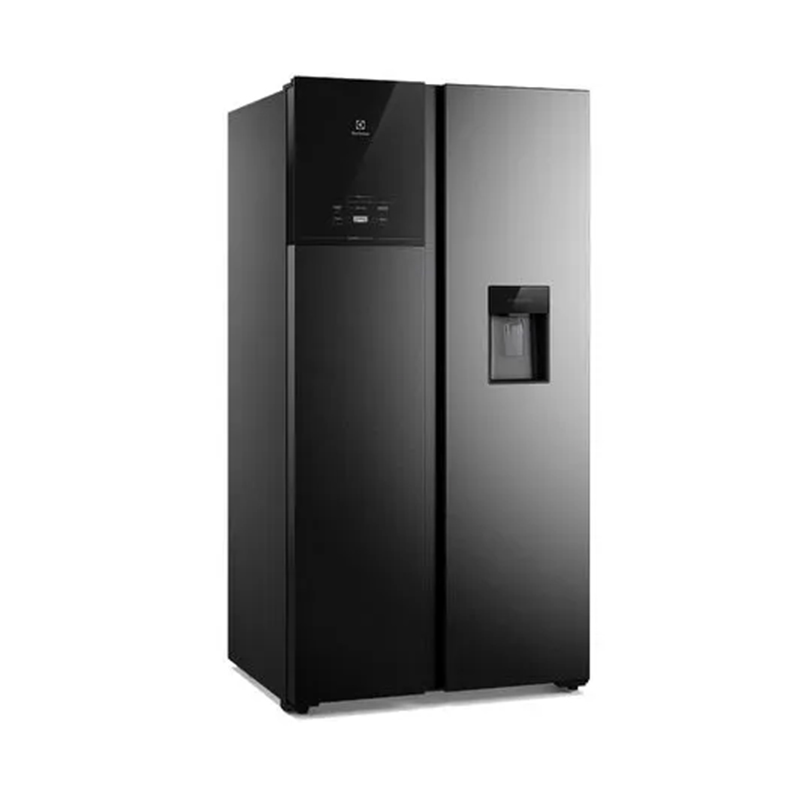 Refrigerador Side by Side Inverter No Frost 611LT Negro Electrolux 