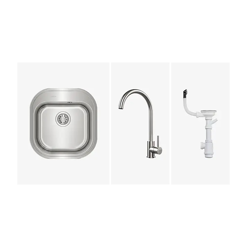 Fregadero Tekaway Stylo 1B con Cubeta y Grifo 