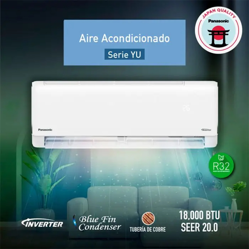 Aire Acondicionado Inverter SEER21 18.000 BTU Panasonic  