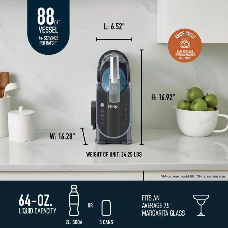 Maquina de Granizados 2.6LT FS301 Ninja 