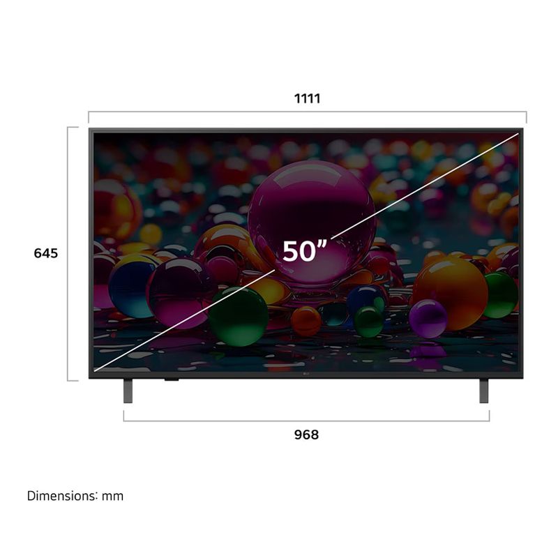 Televisor 4K UHD HDMI USB 50" 50UA7500 LG  