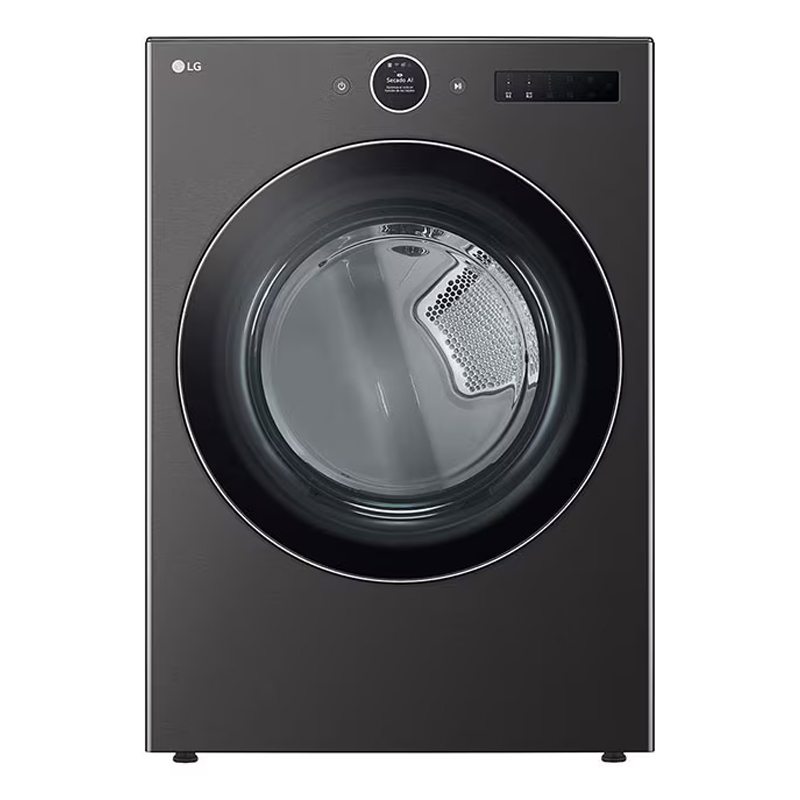 Secadora a Gas 23KG Turbosteam Carga Frontal Negro LG