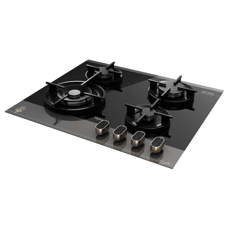 Cocina a Gas GBC64 V-GOH  60cm con 4 Zonas de Cocinado Teka