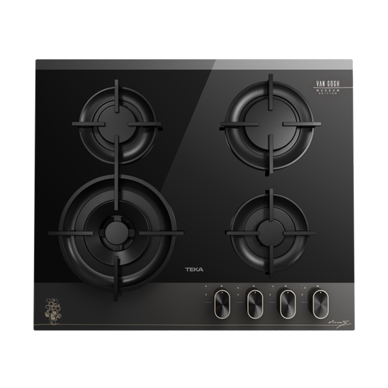 Cocina a Gas GBC64 V-GOH  60cm con 4 Zonas de Cocinado Teka