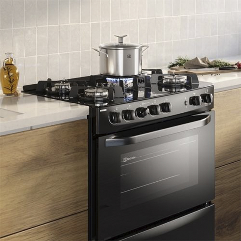 Cocina a Gas con 5 Quemadores 76cm Grill Freestanding Electrolux