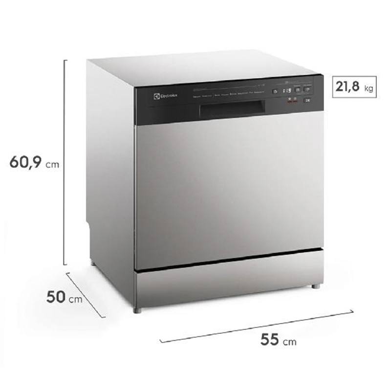 Lavavajillas Freestanding 8 Set Electrolux