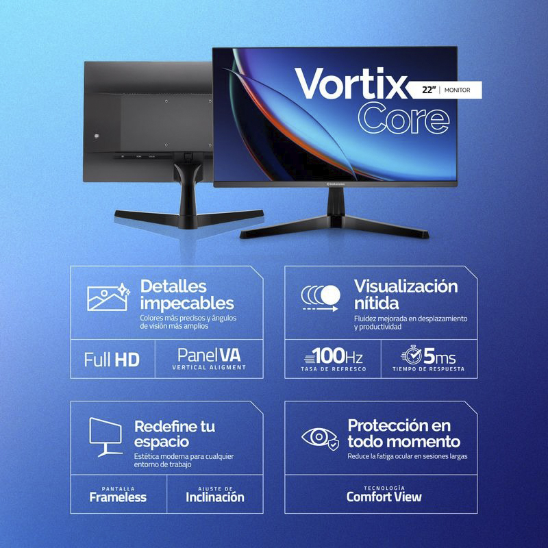 Monitor 22MIMNAVC VA FHD 100HZ 5MS Indurama