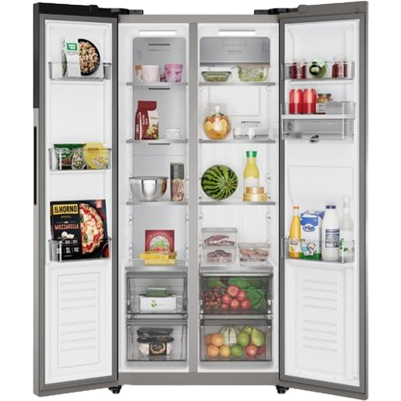 Refrigerador No Frost Side by Side 430L Inverter ERS44F3Q5BI Electrolux 