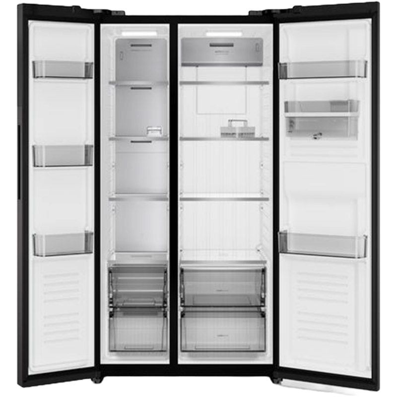 Refrigerador No Frost Side by Side 522L Inverter AutoSense Negro ERS53F3Q5CB Electrolux 