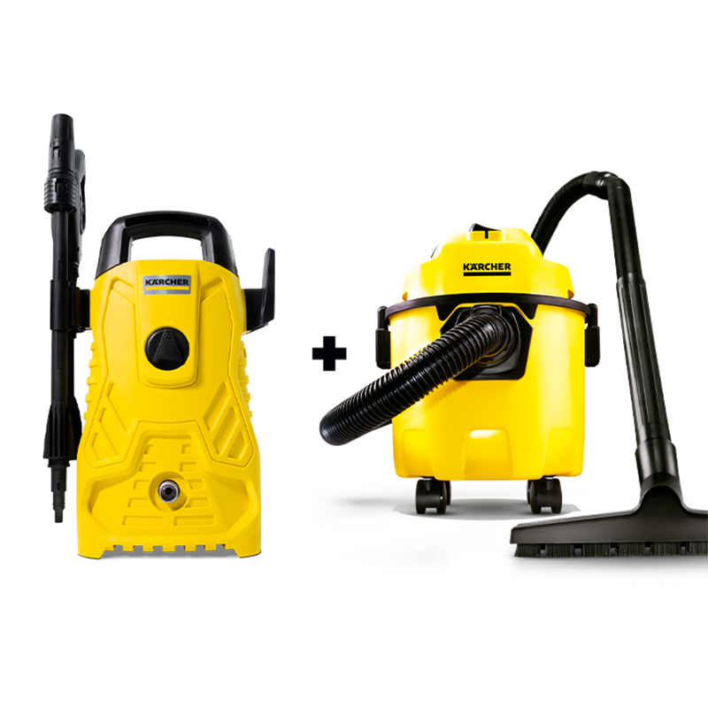 Combo Aspiradora WDL1 + Hidrolavadora K Compact 
