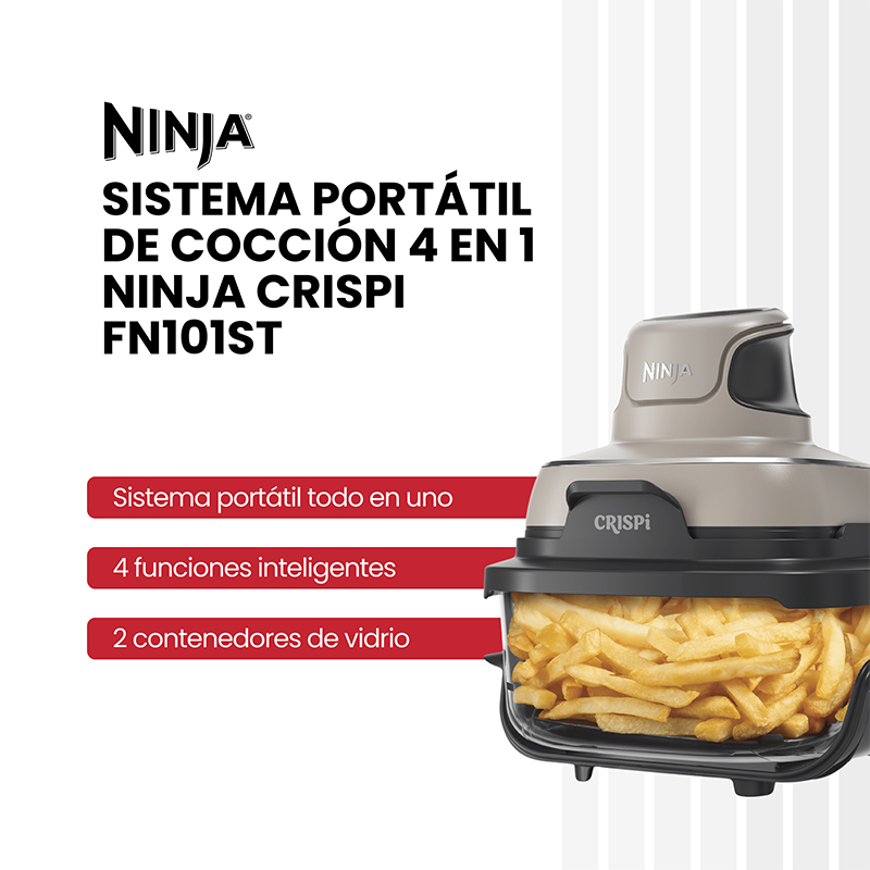 Freidora de Aire de Vidrio 4 en 1 Café Ninja