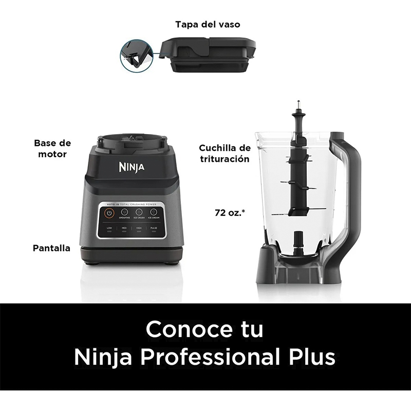 Licuadora 2.1L  BN701LAA 1400w Grafito Ninja