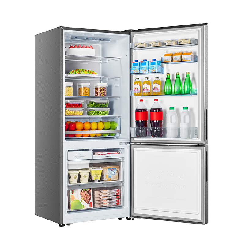 Refrigerador BOTTOM MOUNT RI 6451 Cromo 404Lt Indurama