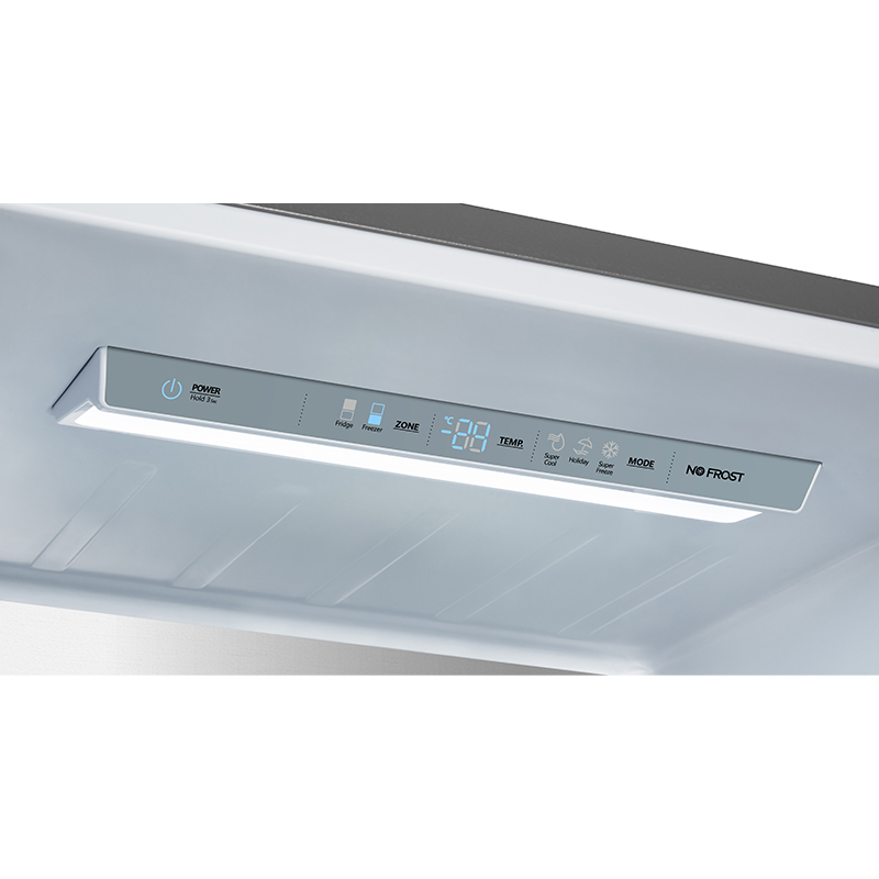 Refrigerador BOTTOM MOUNT RI 6451 Cromo 404Lt Indurama