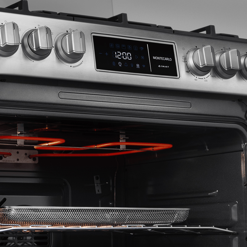 Cocina Montecarlo Smart Zafiro Croma 5 Quemadores Indurama