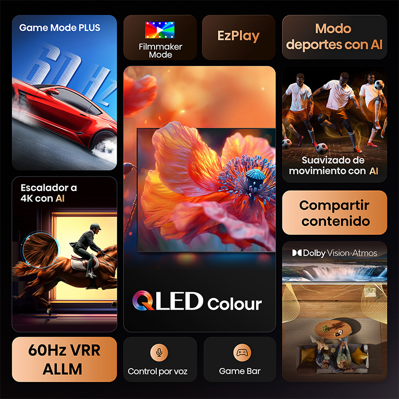 TELEVISOR HISENSE 65" QLED 4K UHD SMART TV 